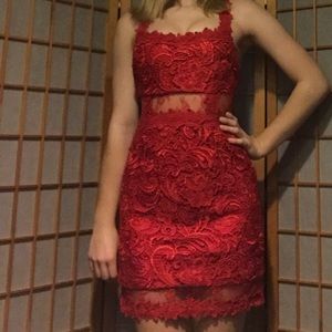 Red Venus dress